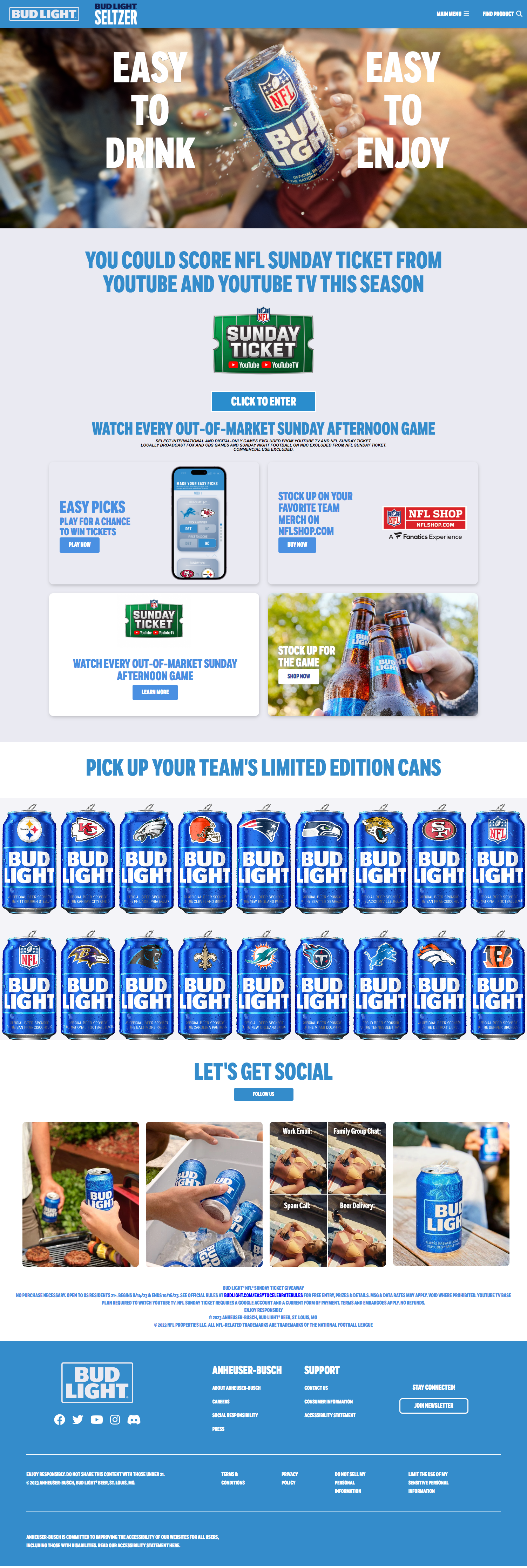 Bud Light NFL Campaign